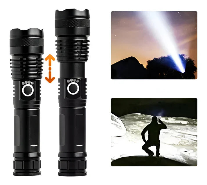 Linterna Táctica IluminaMax con Estuche Rígido